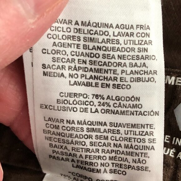 Mountain Hardware Button Leg Cropped Chino Pant - Organic Cotton & Hemp - Picture 12 of 12